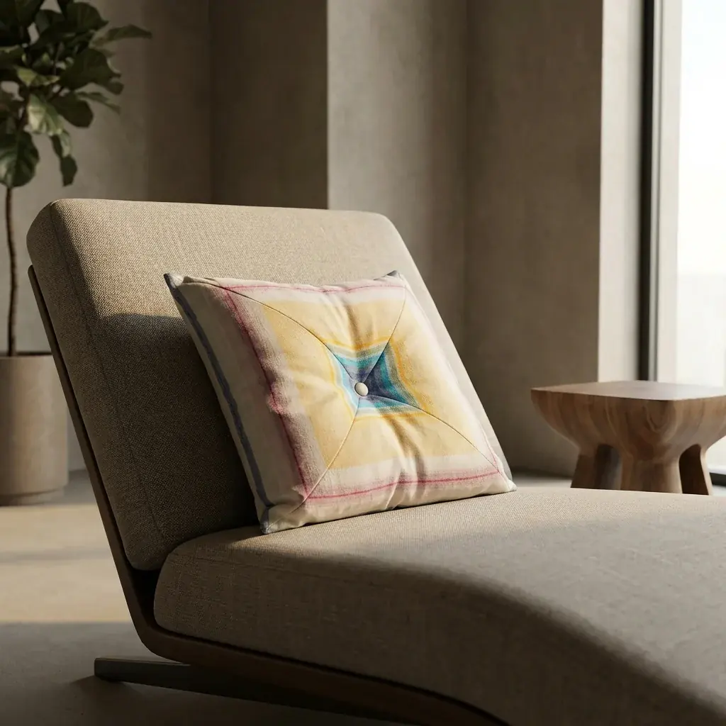Home lifestyle image: pillow living room