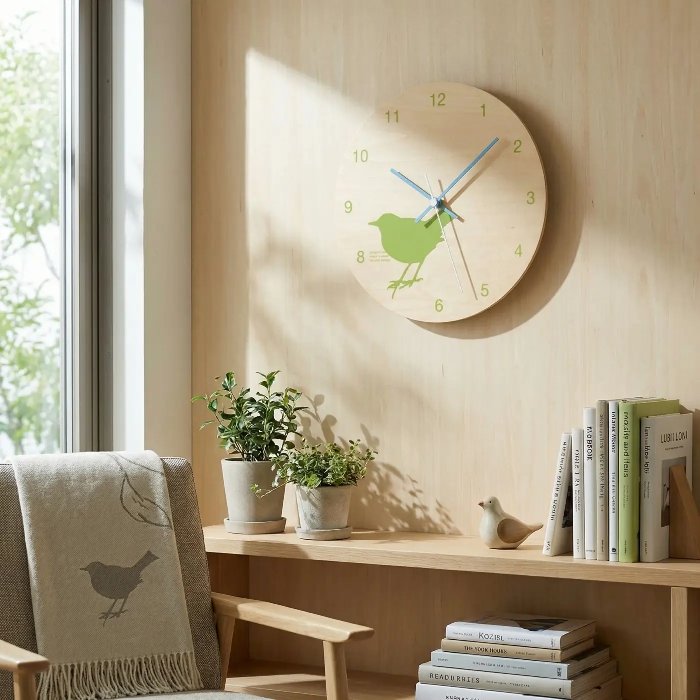 Home lifestyle image: kotori bird clock room